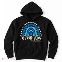 Support Squad Child Abuse Prevention Month Awareness April Hoodie thumb 0