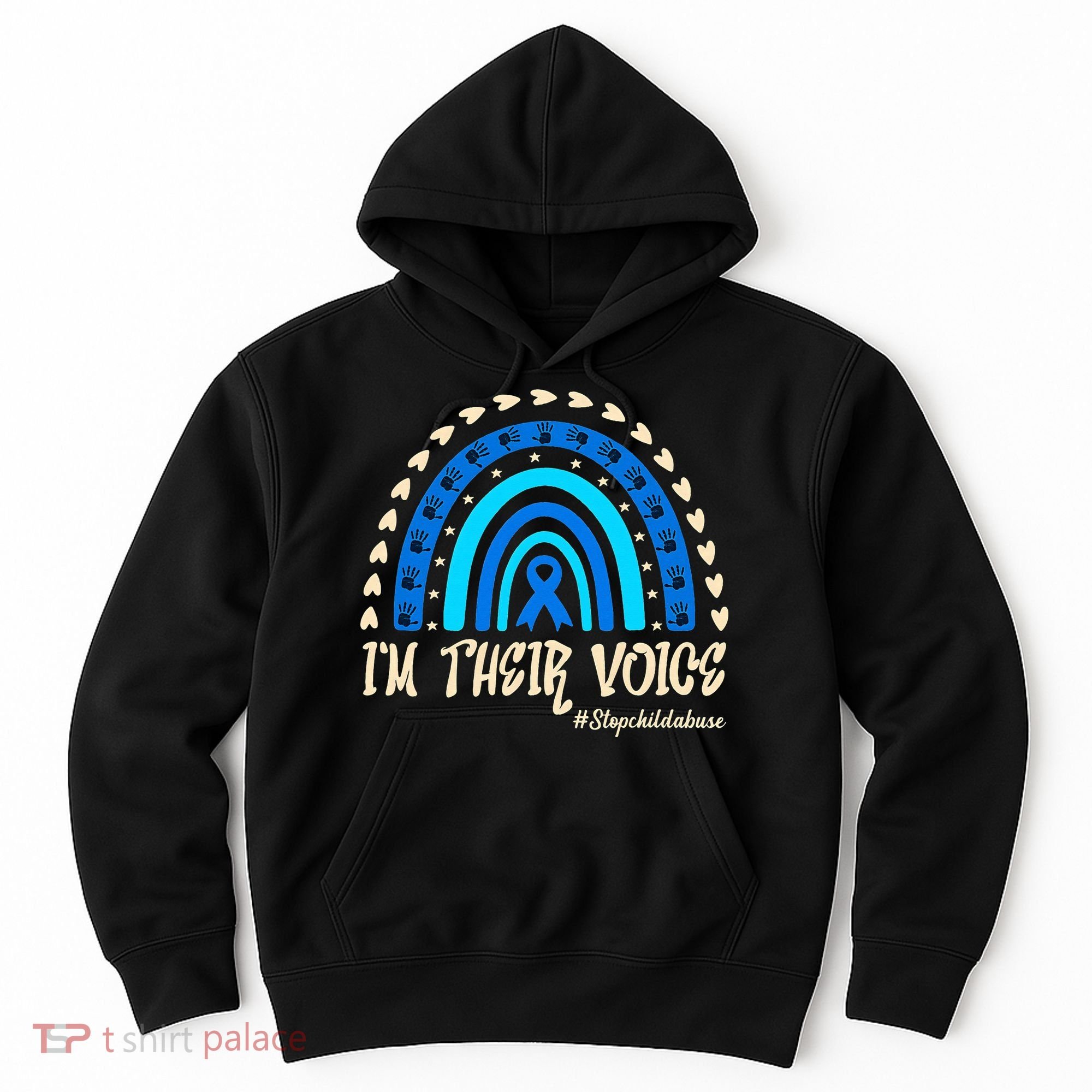 Support Squad Child Abuse Prevention Month Awareness April Hoodie