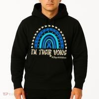 Support Squad Child Abuse Prevention Month Awareness April Hoodie thumb 2