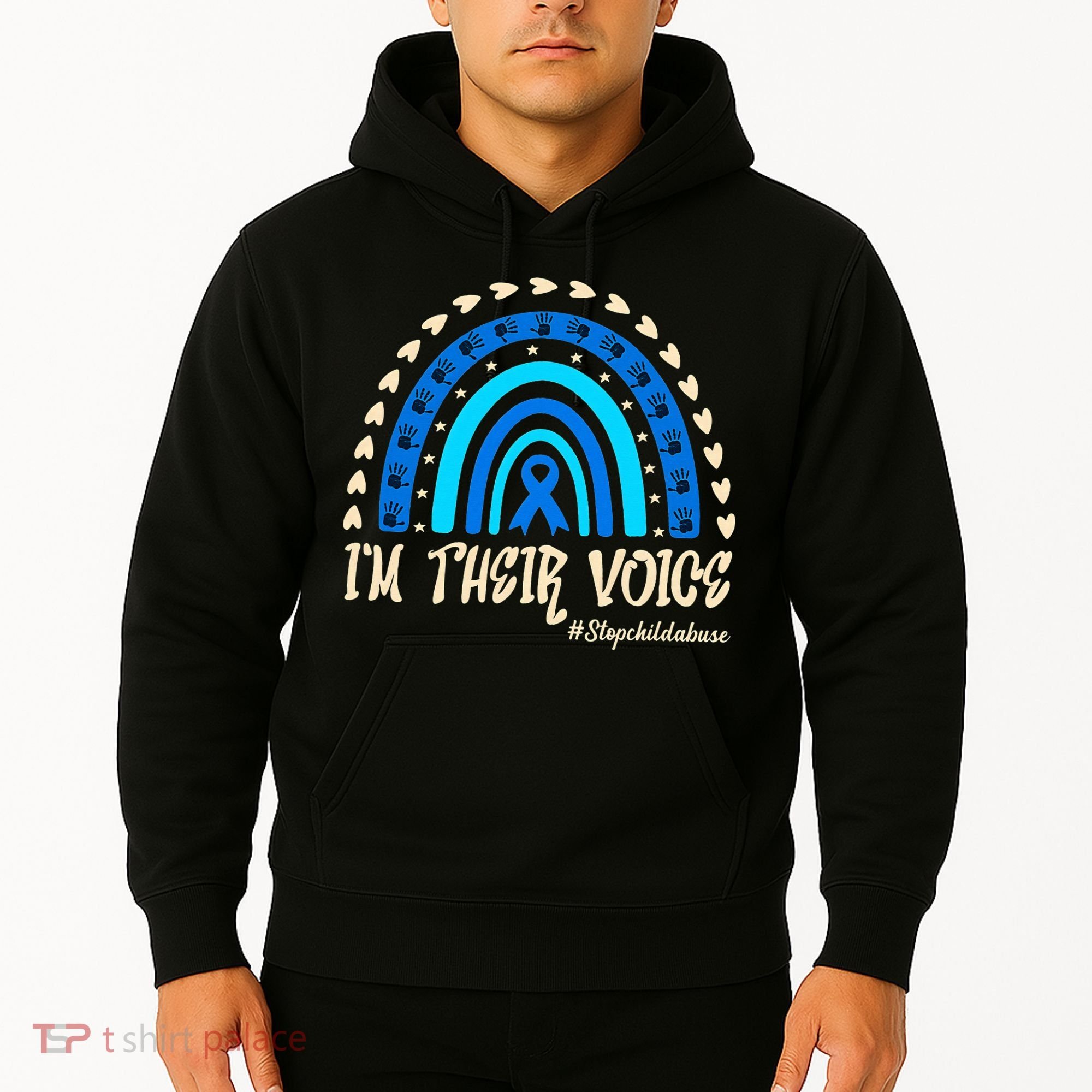 Support Squad Child Abuse Prevention Month Awareness April Hoodie