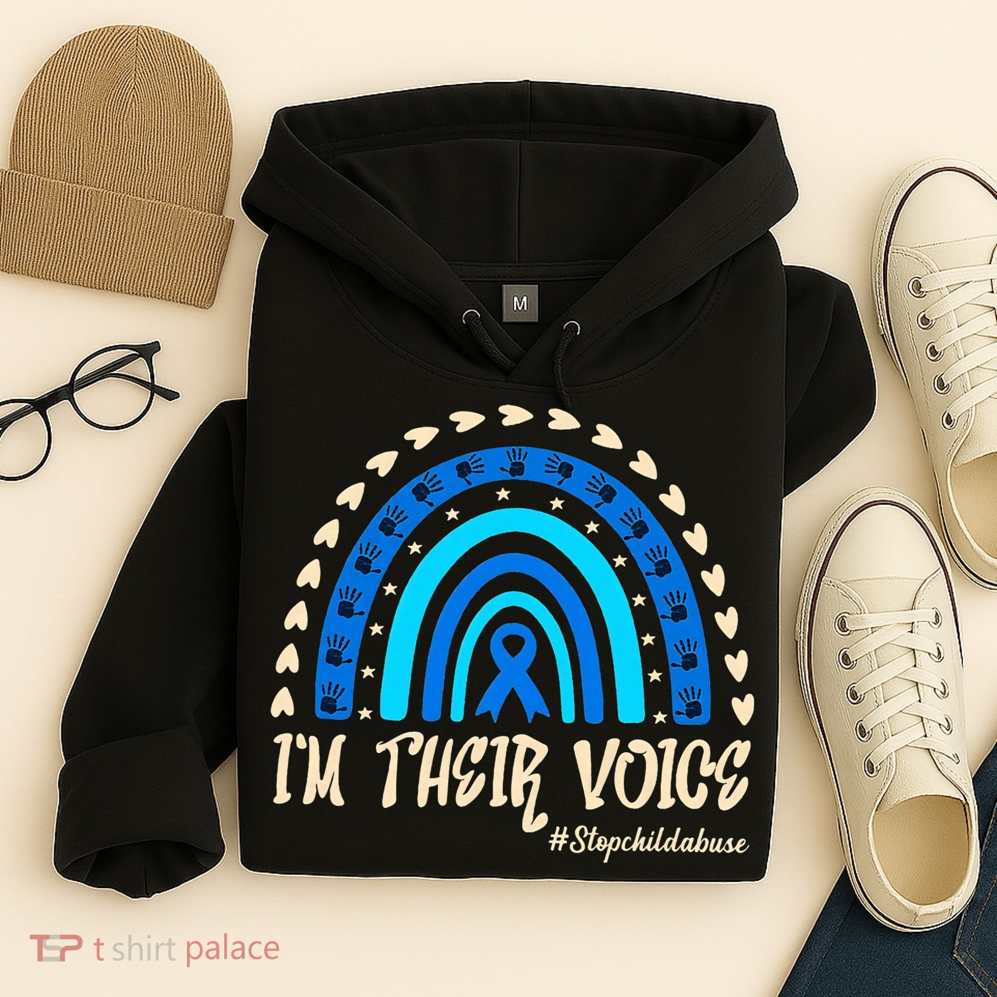 Support Squad Child Abuse Prevention Month Awareness April Hoodie