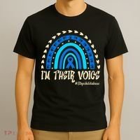 Support Squad Child Abuse Prevention Month Awareness April T-Shirt thumb 3