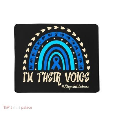 Support Squad Child Abuse Prevention Month Awareness April Mousepad