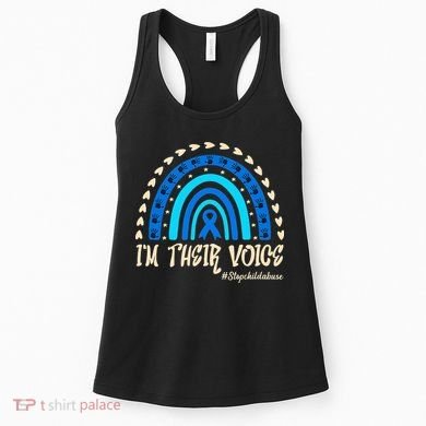 Support Squad Child Abuse Prevention Month Awareness April Women's Tank Top