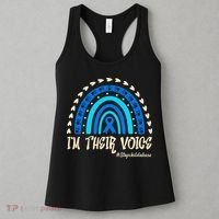 Support Squad Child Abuse Prevention Month Awareness April Women's Tank Top thumb 3