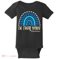 Support Squad Child Abuse Prevention Month Awareness April Baby Bodysuit thumb 0