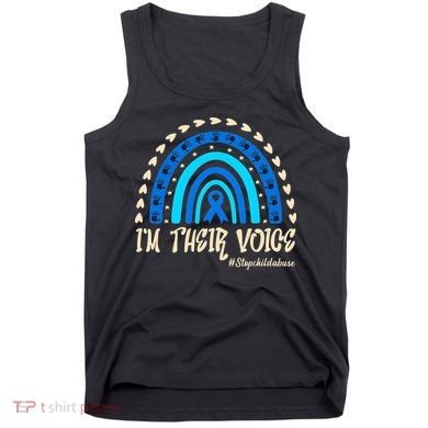 Support Squad Child Abuse Prevention Month Awareness April Tank Top