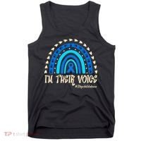 Support Squad Child Abuse Prevention Month Awareness April Tank Top thumb 0