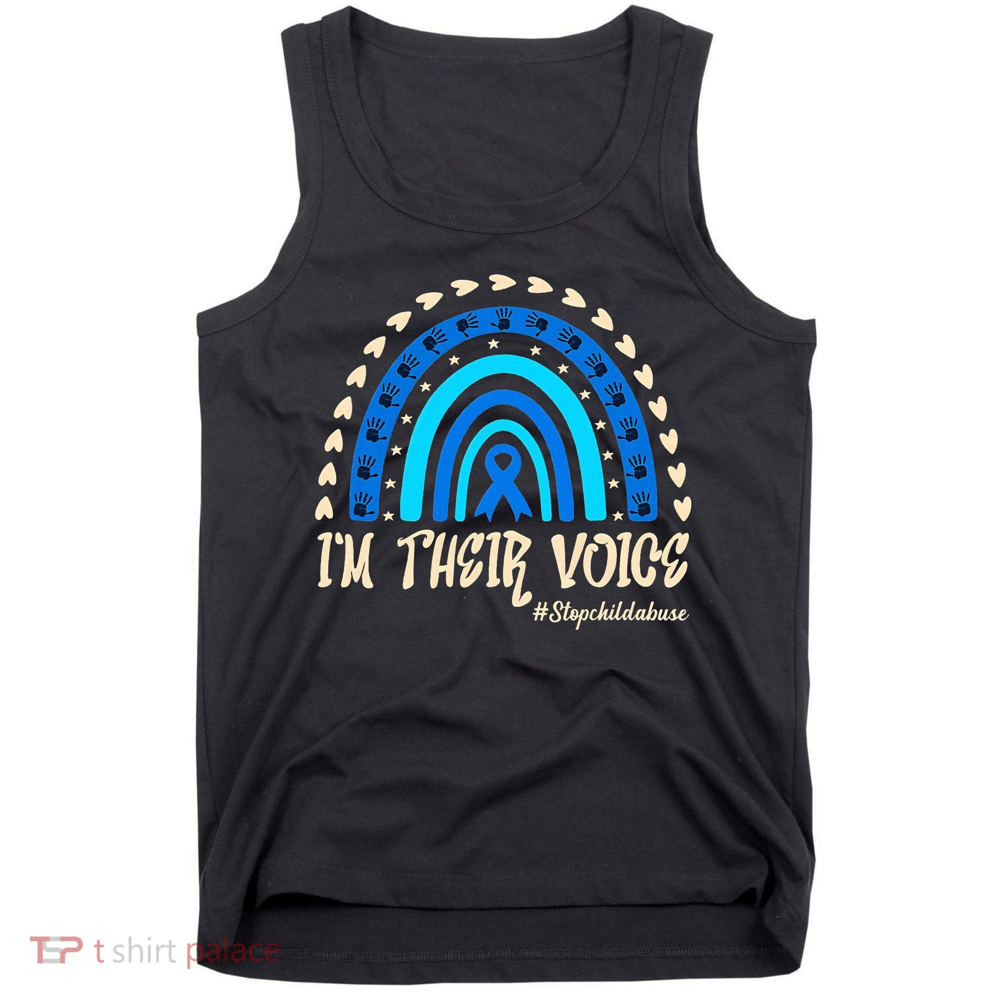 Support Squad Child Abuse Prevention Month Awareness April Tank Top