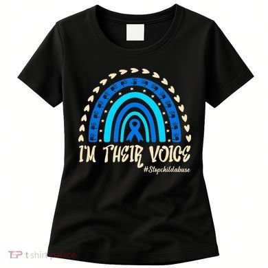 Support Squad Child Abuse Prevention Month Awareness April Women's T-Shirt