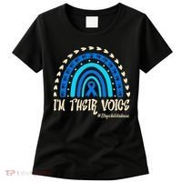 Support Squad Child Abuse Prevention Month Awareness April Women's T-Shirt thumb 0