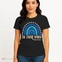 Support Squad Child Abuse Prevention Month Awareness April Women's T-Shirt thumb 4