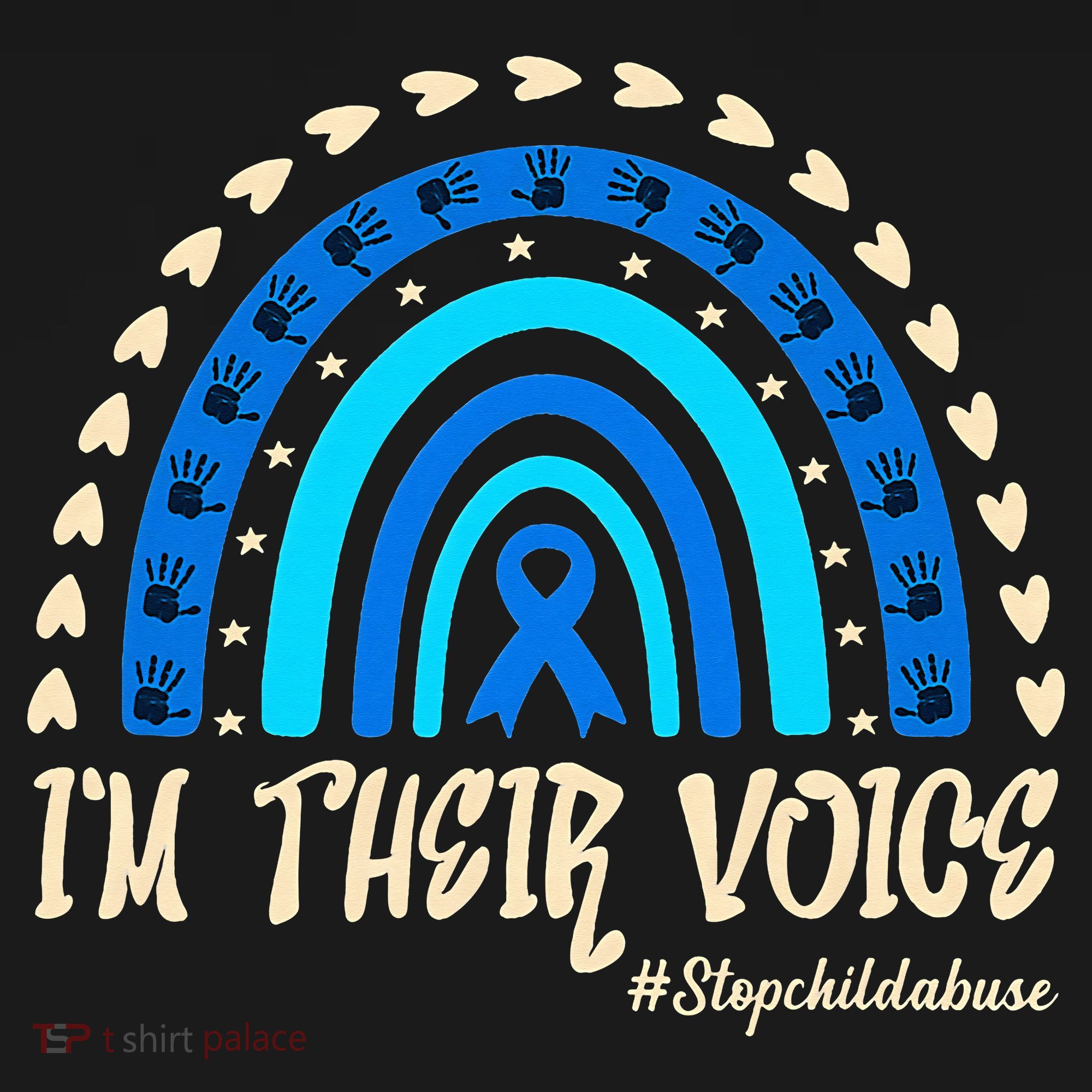 Support Squad Child Abuse Prevention Month Awareness April Women's T-Shirt