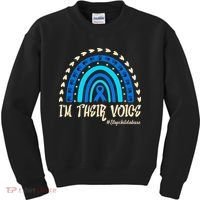 Support Squad Child Abuse Prevention Month Awareness April Kids Sweatshirt thumb 0