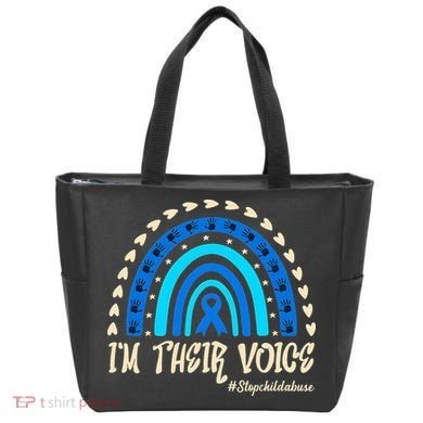Support Squad Child Abuse Prevention Month Awareness April Tote Bag