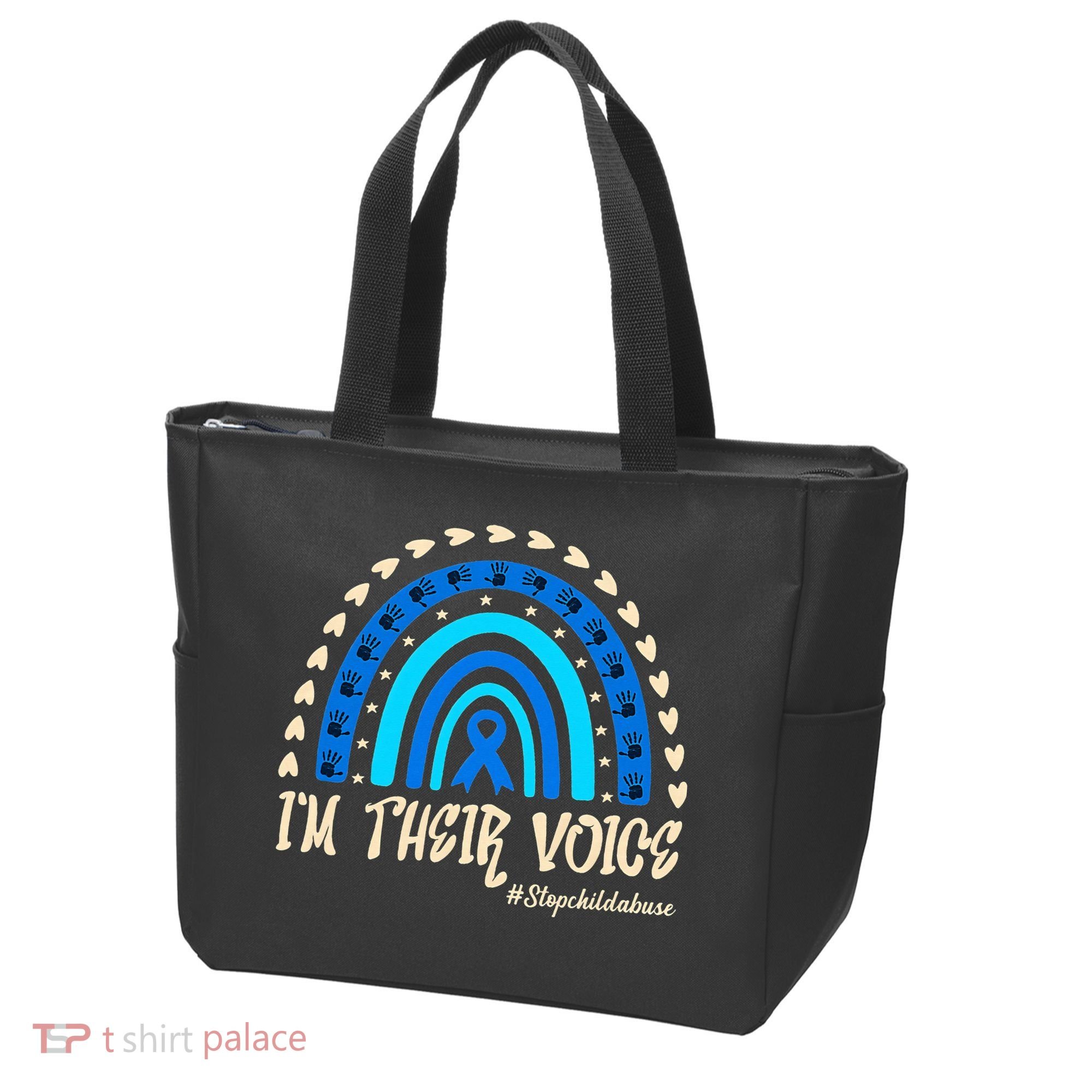 Support Squad Child Abuse Prevention Month Awareness April Tote Bag