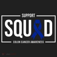 Support Squad Colon Cancer Awareness Women's Sweatshirt thumb 2