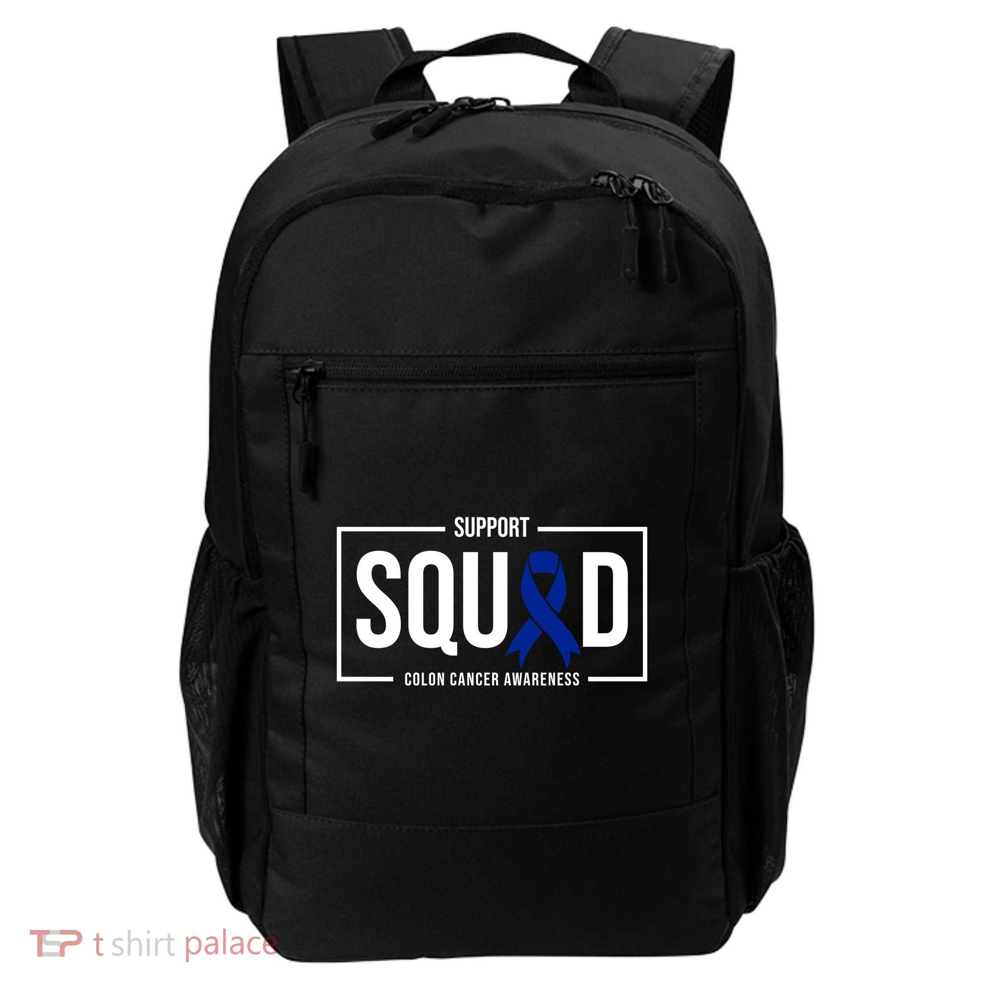 Support Squad Colon Cancer Awareness Backpack