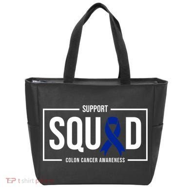 Support Squad Colon Cancer Awareness Bag