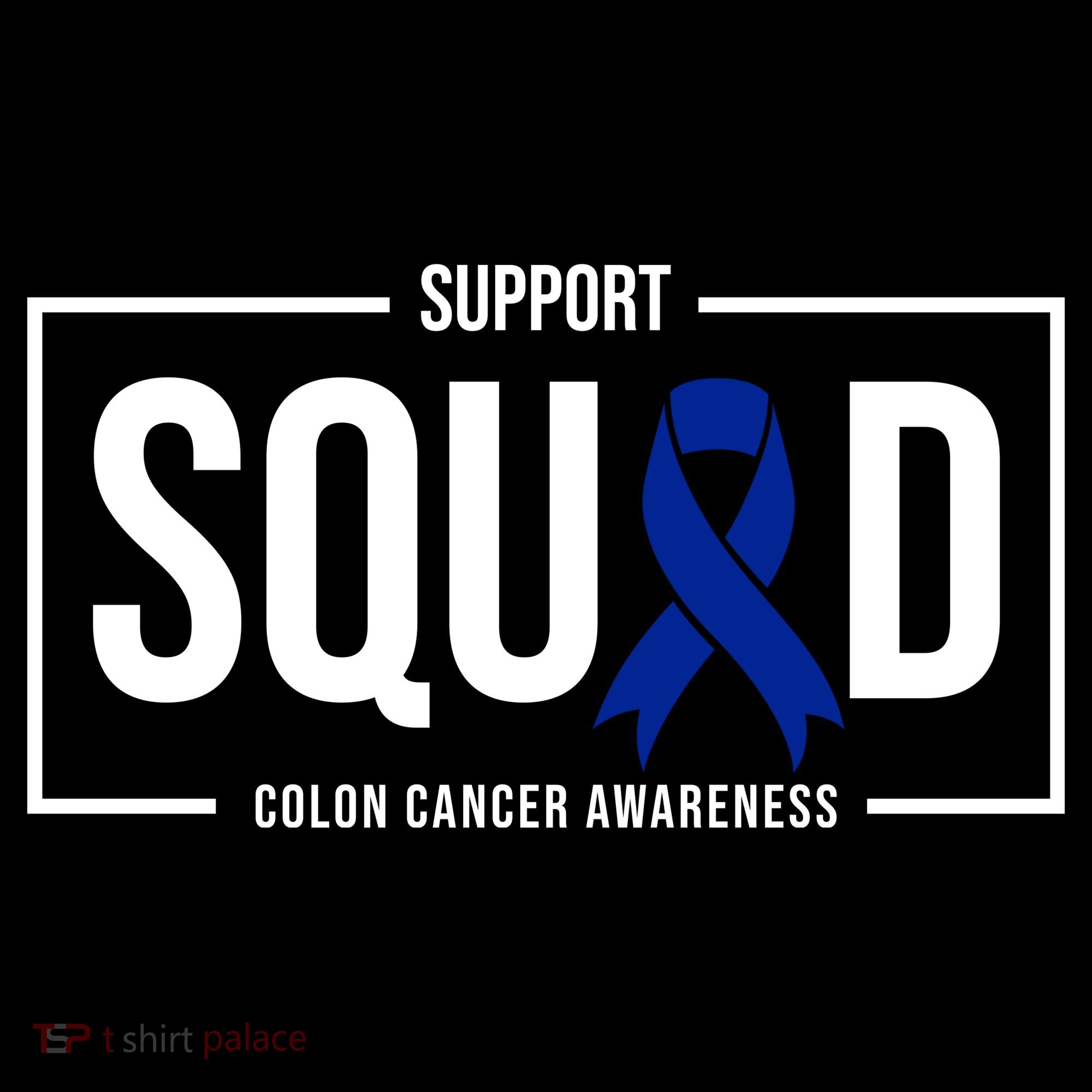 Support Squad Colon Cancer Awareness Tote Bag