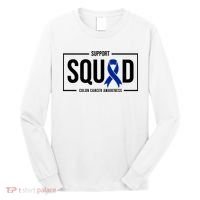 Support Squad Colon Cancer Awareness Long Sleeve Shirt thumb 0