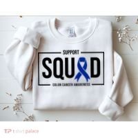 Support Squad Colon Cancer Awareness Sweatshirt thumb 2