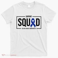 Support Squad Colon Cancer Awareness T-Shirt thumb 0