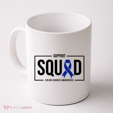 Support Squad Colon Cancer Awareness Coffee Mug
