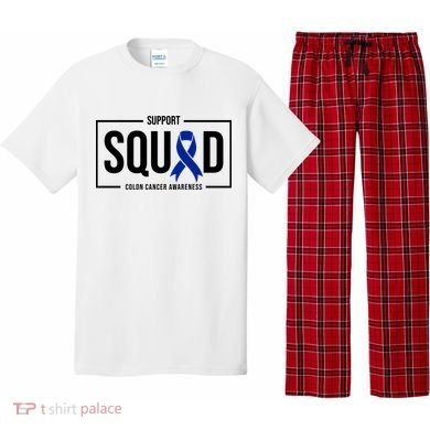 Support Squad Colon Cancer Awareness Pajama Set
