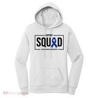 Support Squad Colon Cancer Awareness Women's Hoodie thumb 0