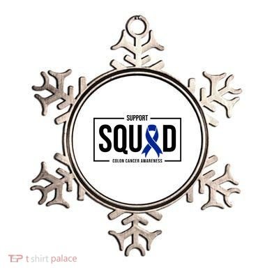 Support Squad Colon Cancer Awareness Ornament