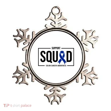 Support Squad Colon Cancer Awareness Ornament