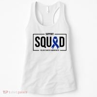 Support Squad Colon Cancer Awareness Women's Tank Top thumb 0