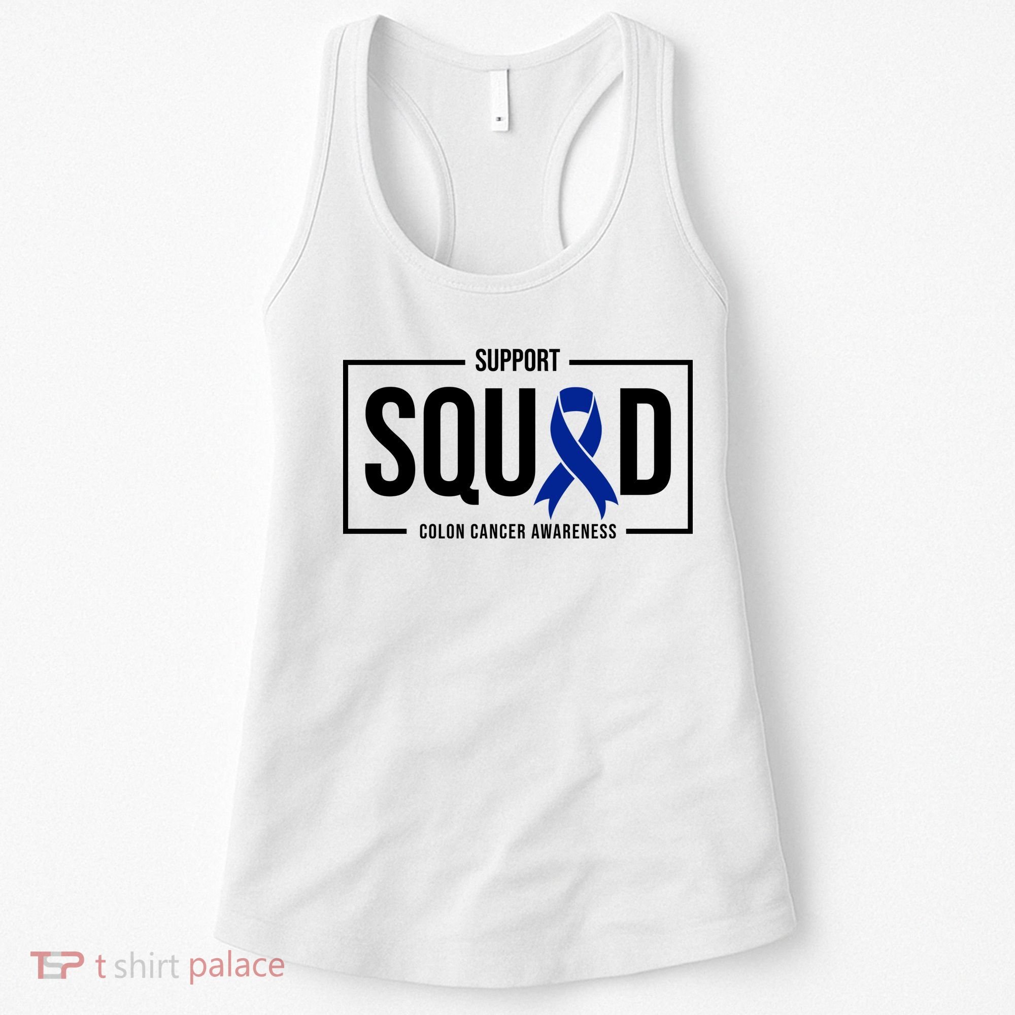 Support Squad Colon Cancer Awareness Women's Tank Top