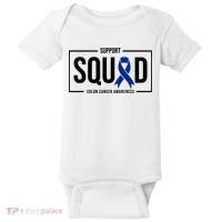 Support Squad Colon Cancer Awareness Baby Bodysuit thumb 0