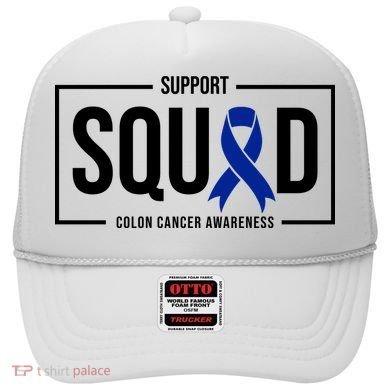 Support Squad Colon Cancer Awareness Hat