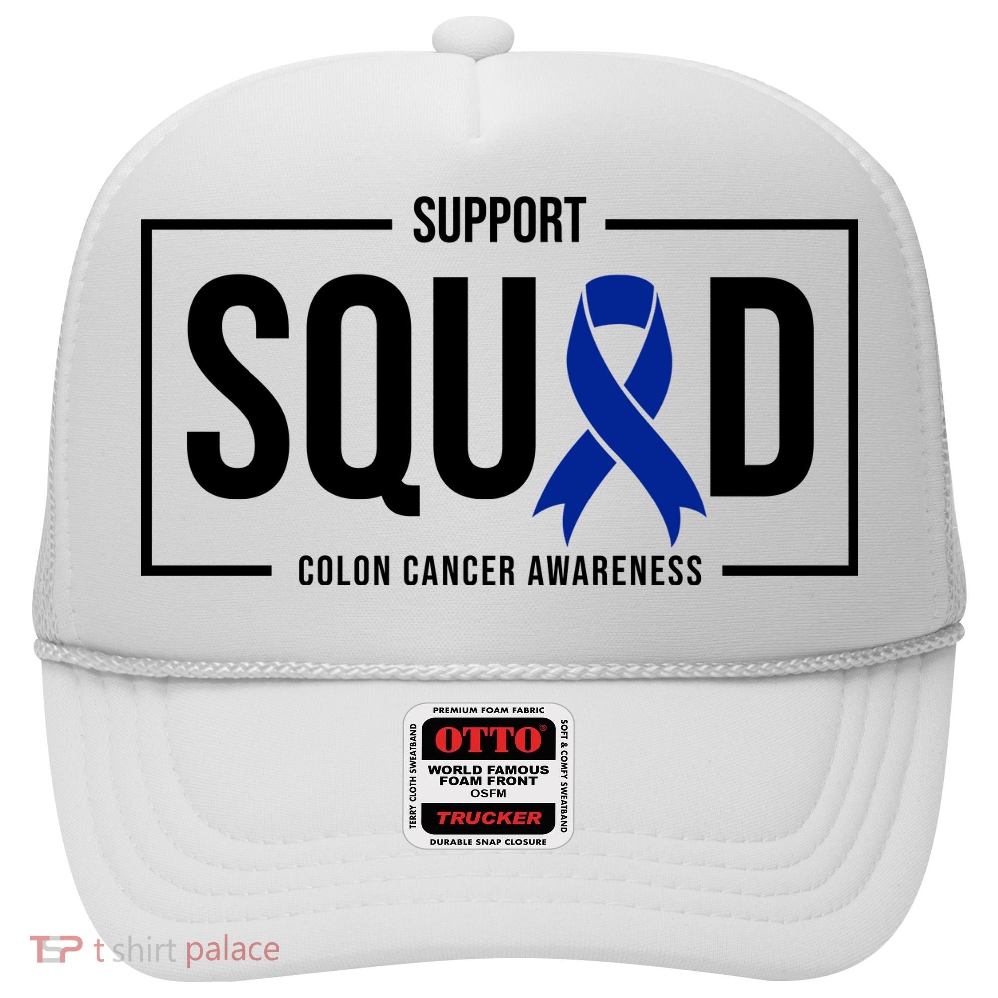 Support Squad Colon Cancer Awareness Hat