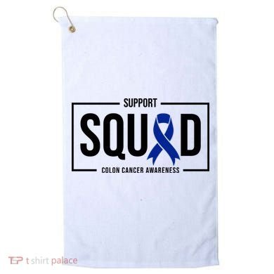 Support Squad Colon Cancer Awareness Golf Towel