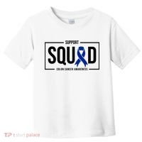 Support Squad Colon Cancer Awareness Toddler T-Shirt thumb 0