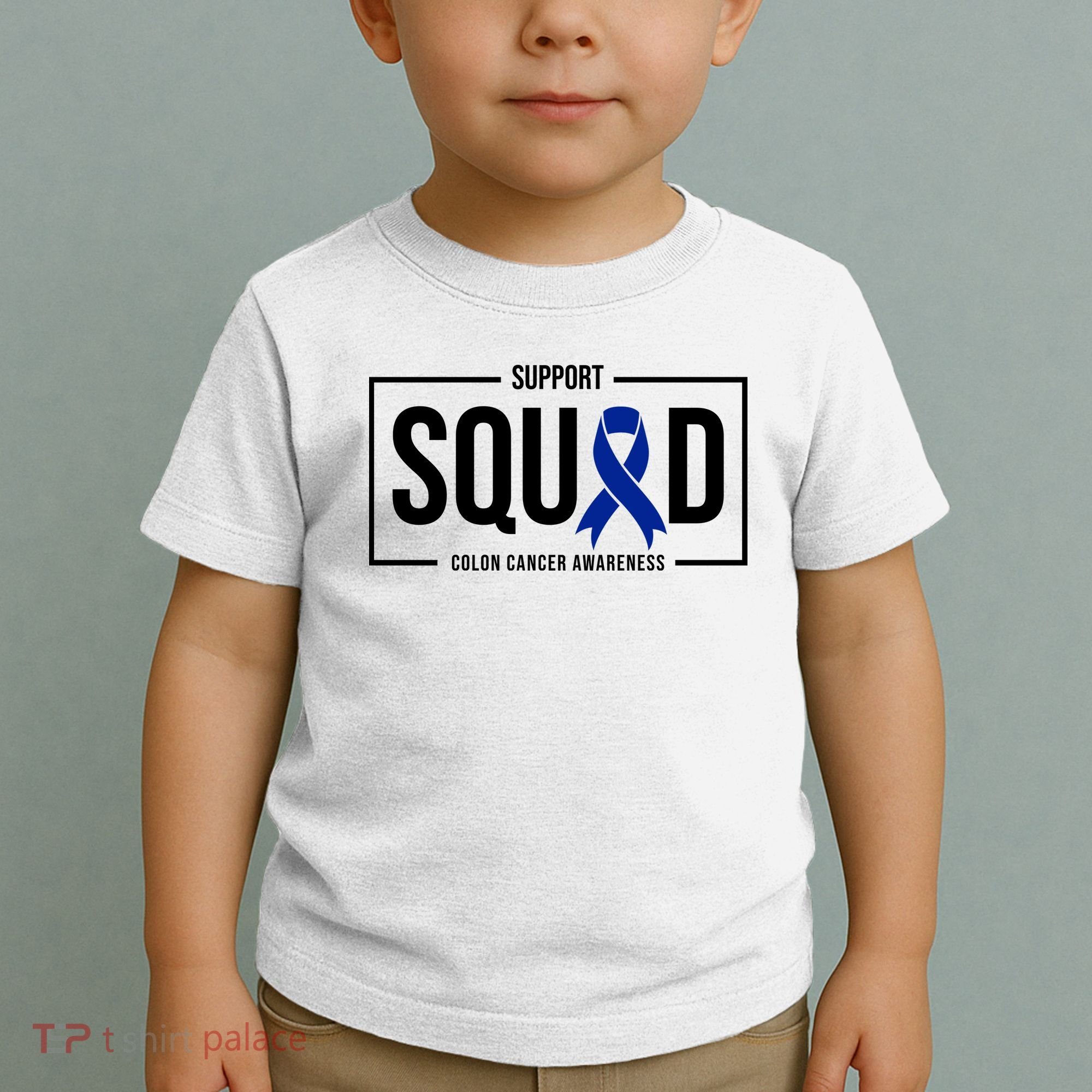 Support Squad Colon Cancer Awareness Toddler T-Shirt