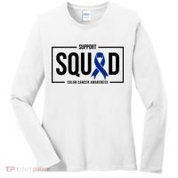Support Squad Colon Cancer Awareness Women's Long Sleeve Shirt thumb 0