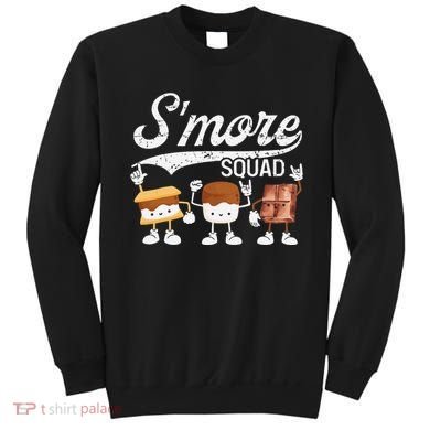 Smore Squad Camping Campfire Chocolate Marshmallow S'mores Sweatshirt