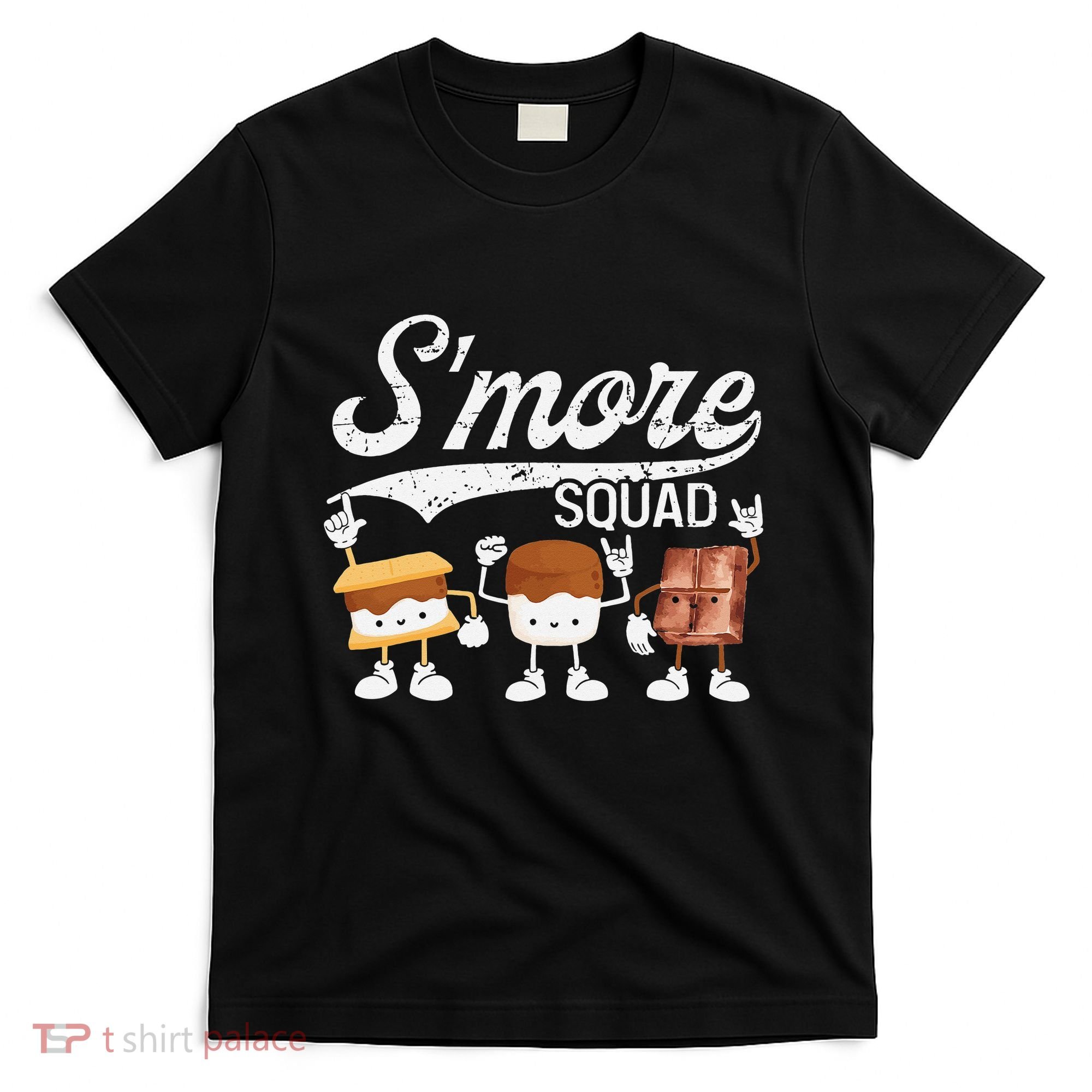 Smore Squad Camping Campfire Chocolate Marshmallow S'mores T-Shirt