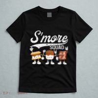 Smore Squad Camping Campfire Chocolate Marshmallow S'mores T-Shirt thumb 5