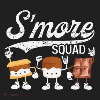 Smore Squad Camping Campfire Chocolate Marshmallow S'mores Beanie thumb 2