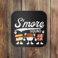Smore Squad Camping Campfire Chocolate Marshmallow S'mores Coaster thumb 0