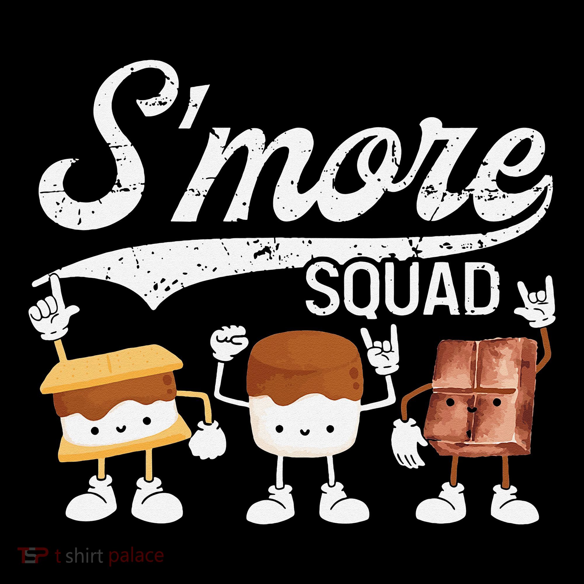 Smore Squad Camping Campfire Chocolate Marshmallow S'mores Women's Hoodie