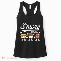 Smore Squad Camping Campfire Chocolate Marshmallow S'mores Women's Tank Top thumb 0