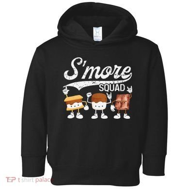 Smore Squad Camping Campfire Chocolate Marshmallow S'mores Toddler Hoodie