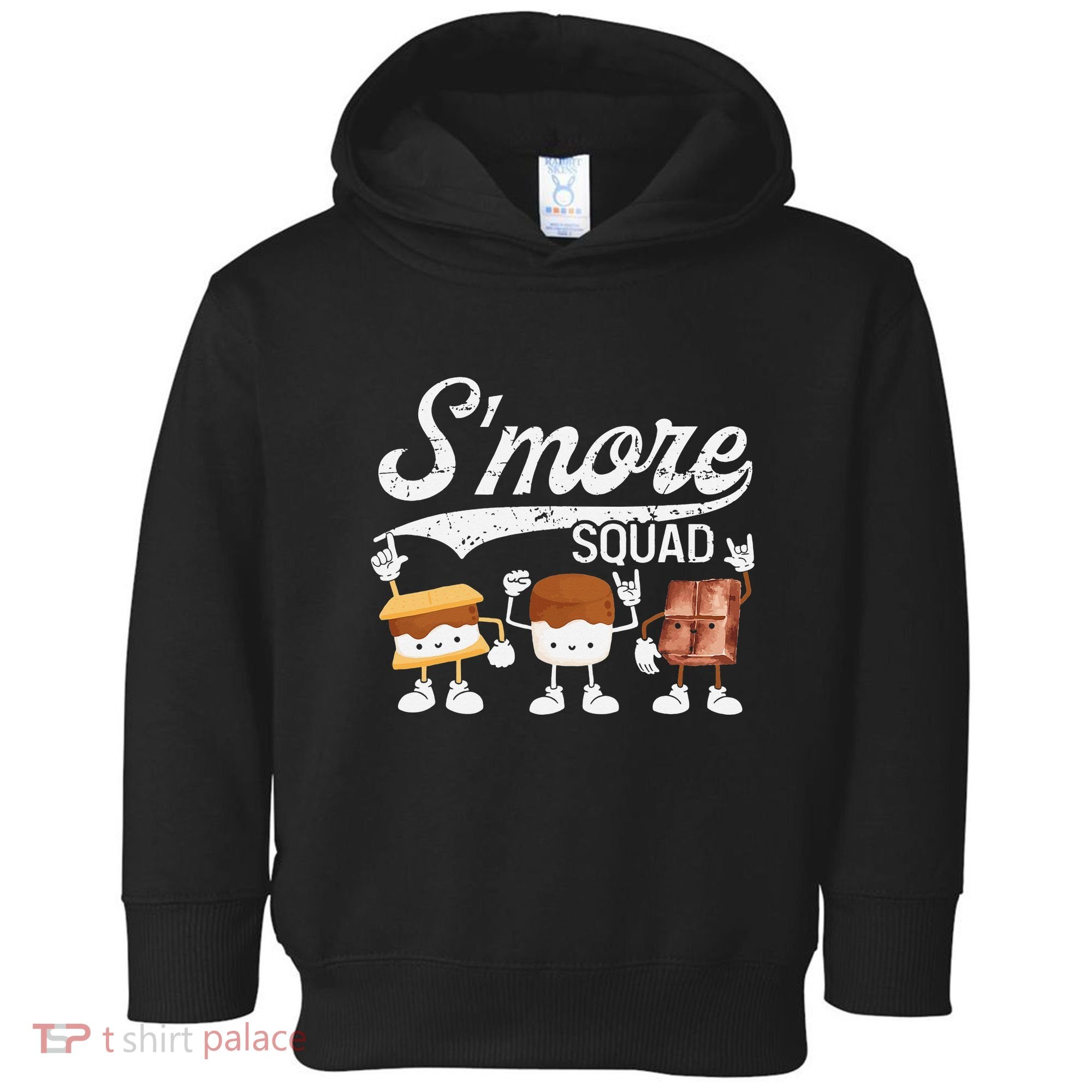 Smore Squad Camping Campfire Chocolate Marshmallow S'mores Toddler Hoodie
